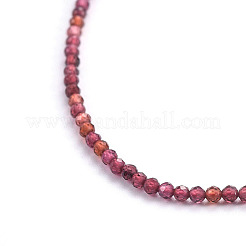 Natürlicher Granat Perlenketten&nbsp;NJEW-F245-A10