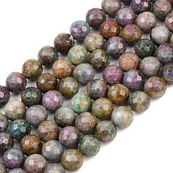 Brins de perles de corindon rouge&nbsp;G-K405-A01-10mm