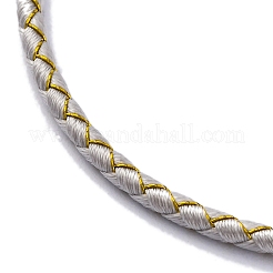 Fabrication de bracelets tressés en cordon polyester&nbsp;MAK-Z003-01P-15