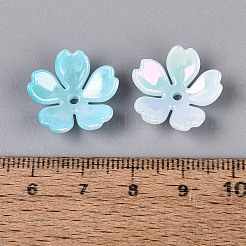 Capuchons de perles en plastique opaques&nbsp;KY-N025-64D