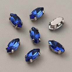 Pferdeaugenform Strass zum Aufnähen&nbsp;FIND-WH0128-93A-03