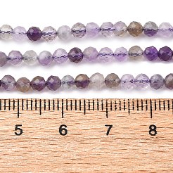 Natürlichen Amethyst Perlen Stränge&nbsp;G-RM2025-A08-3mm