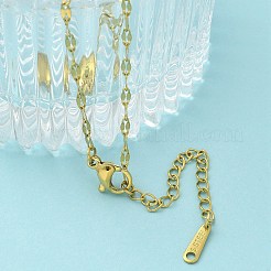 Bracelets à breloques en acier inoxydable 304&nbsp;BJEW-C084-04G