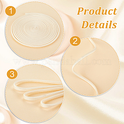 Rubans de satin plats de 2 m&nbsp;OCOR-WH0078-86C
