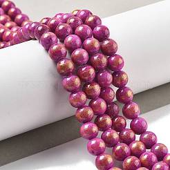 Chapelets de perles en jade Mashan naturel&nbsp;G-A255-A01-01M