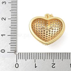 Ottone micro spianare pendenti zirconi&nbsp;KK-K298-15G-G