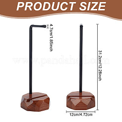Holz-Headset-Display-Ständerhalter&nbsp;AJEW-WH0471-109B