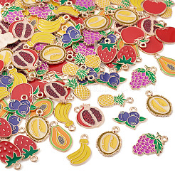90 pendentif en alliage émaillé à 9 styles sur le thème des fruits&nbsp;ENAM-TA0003-21