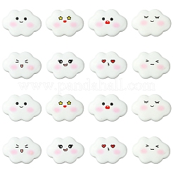 32 Stück 8 Stile lustige undurchsichtige Harz-Cabochons&nbsp;RESI-YW0005-94