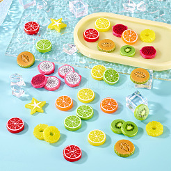 40 stücke 10 arten harz imitation obst modell&nbsp;DJEW-TA0001-18