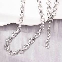 Set di gioielli con bracciale e collana in acciaio inossidabile 304 con catene a cavo&nbsp;SJEW-L199-01P