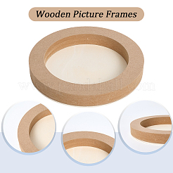 Bricolage enfants décoration en bois cadre photo en argile&nbsp;WOOD-WH20008-07B