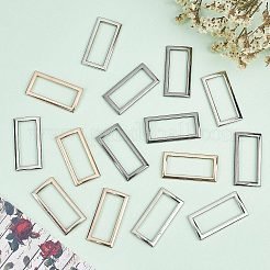 15 Stück 3 Farben Legierung Schnallen&nbsp;DIY-GF0006-13C