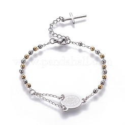 Bracelets à breloques en acier inoxydable 304&nbsp;BJEW-P258-16