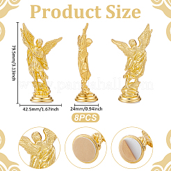 Figurines d'anges en alliage&nbsp;DJEW-WH0043-104B