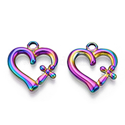 Pendentifs en acier inoxydable 304 avec placage ionique (IP)&nbsp;STAS-T063-203M