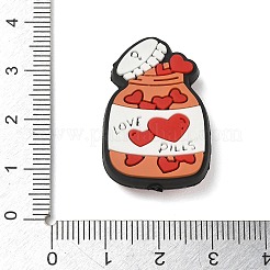 Silikonperlen zum Valentinstag&nbsp;SL-CBACE28-04B