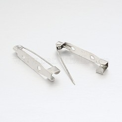 Eisen Brosche Sicherheitsverschluss bar Pins Pin zurück mit 2 Löcher&nbsp;IFIN-A171-04B