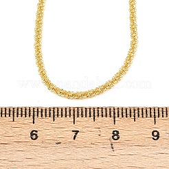 Collares de cadena de latón de 2 mm para mujer&nbsp;NJEW-A062-02G