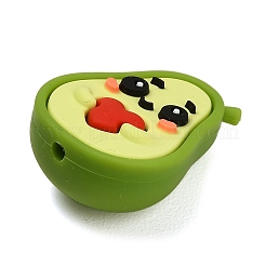Silikonperlen in Lebensmittelqualität mit Fruchtmotiven&nbsp;SIL-I022-02G