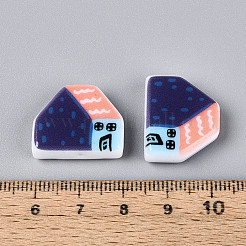 Perle di resina opaca stampate&nbsp;RESI-N043-09B-04