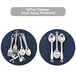 50pcs Legierungsanhänger im tibetischen Stil&nbsp;FIND-FS0003-64