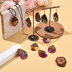DIY-Sets zum Herstellen von Ohrringen und Halsketten&nbsp;DIY-YW0012-34