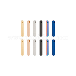 12 Stück 6 Stile 304 Edelstahlanhänger&nbsp;STAS-BC0003-85
