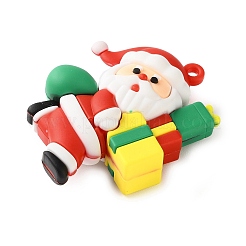 Pendentifs en plastique PVC sur le thème de Noël&nbsp;FIND-I059-01B