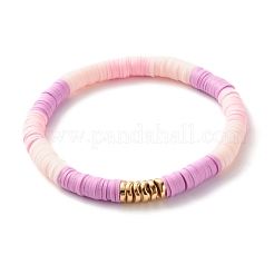 Set di bracciali elastici in ematite sintetica e argilla polimerica con perline heishi&nbsp;BJEW-JB07380