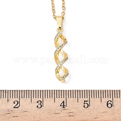 Collane con catena in acciaio inossidabile 304&nbsp;NJEW-D341-08G