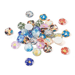 48 Stück 12 Arten durchscheinende Harz-Cabochons&nbsp;RESI-TA0001-44