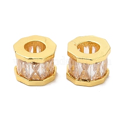 Gestell Messing Zirkonia europäischen Perlen&nbsp;KK-R147-02G