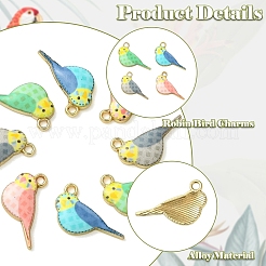 20pcs 4 pendentifs en alliage de couleurs&nbsp;ENAM-YW0009-44