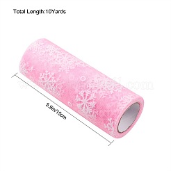 Cintas de malla decorativa de copo de nieve&nbsp;OCOR-P010-G05