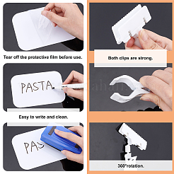 Clip cancellabile per lavagna con display per etichette alimentari in pvc&nbsp;ODIS-AR0001-01