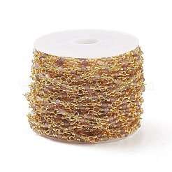 Catene di perline fatte a mano con ametista naturale da 3.28 piede&nbsp;X-CHC-K008-A06