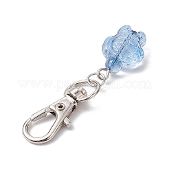 Meeresschildkröte transparente Glasanhänger Dekoration&nbsp;HJEW-JM02262
