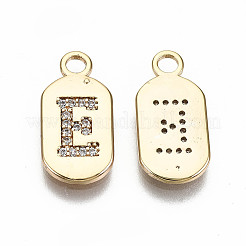 Pendentifs en laiton zircon cubique transparent&nbsp;KK-S360-052E-NF