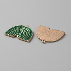 Pendentifs en émail d'alliage de saint patrick&nbsp;ENAM-WH0004-10KCG-03