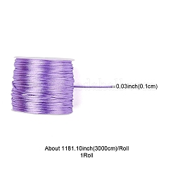 Nylon-Satin-Rattenschwanzkordeln&nbsp;NWIR-L006-1mm-07
