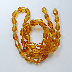 Filo di perline in vetro&nbsp;LS-GLAA-R024-11x8mm-10