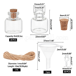 Bottiglie di vetro vaso perle di vetro contenitori&nbsp;AJEW-CA0001-18
