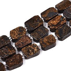 Natur Bronzit Perlen Stränge&nbsp;G-C098-A39-01