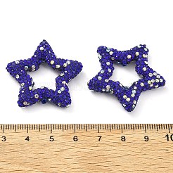 Sternförmige Strassperlen aus Polymerton&nbsp;CLAY-NH0001-06D