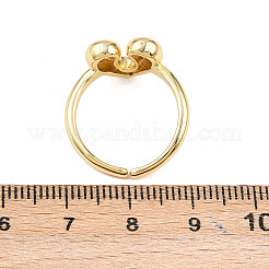Manschettenringe aus Messing für Damen&nbsp;RJEW-Z113-08G