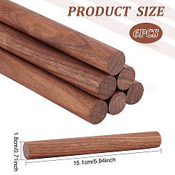 Bastoncini di legno di noce&nbsp;LS-DIY-WH0308-336A