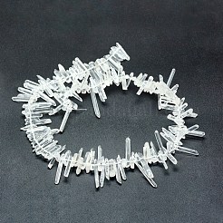 Natürlichem Quarz-Kristall-Perlen Stränge&nbsp;G-P368-10