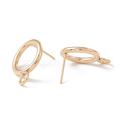 Boucles d'oreilles à tige en acier inoxydable 304&nbsp;STAS-P308-02B-G