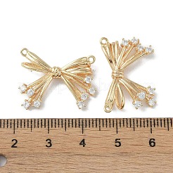 Pendenti in zirconi cubici trasparenti in micro pavè di ottone&nbsp;KK-H482-06G